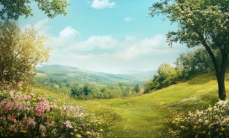 SERENITY | Carta da parati paesaggio